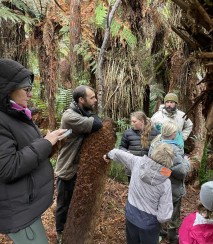 BioBlitz practice walk in Kopi Bush